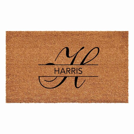 Calloway Mills Personalized Door Mat, Black, Natural, 36 in W x 72 in L 110833672